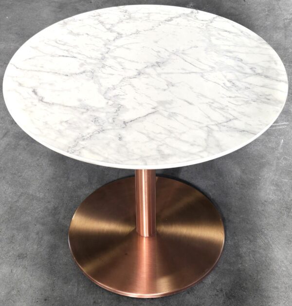 copper marble white