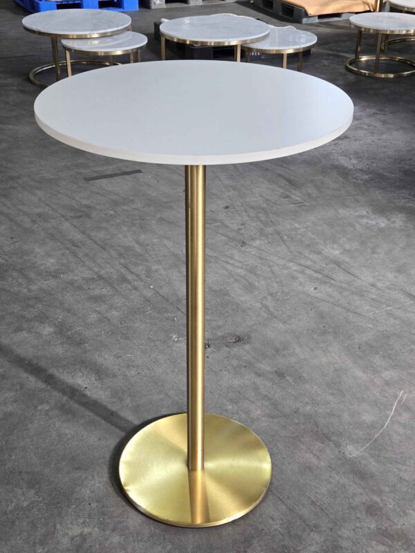 Inox brass high white top