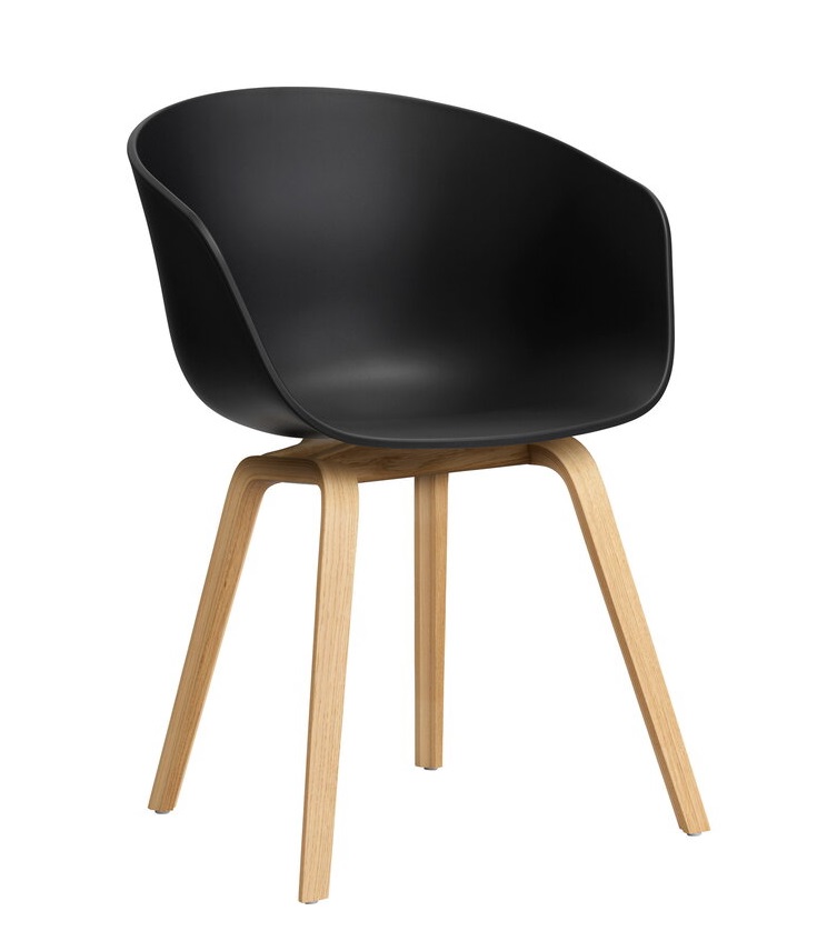 About a Chair Black Wood