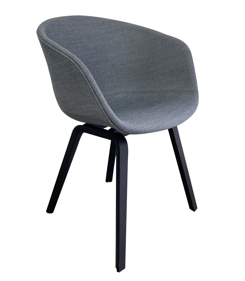 About a Chair Upholstered Black