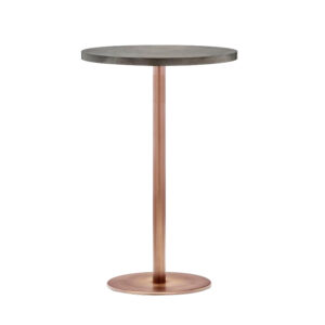 Inox Copper High Wood Top