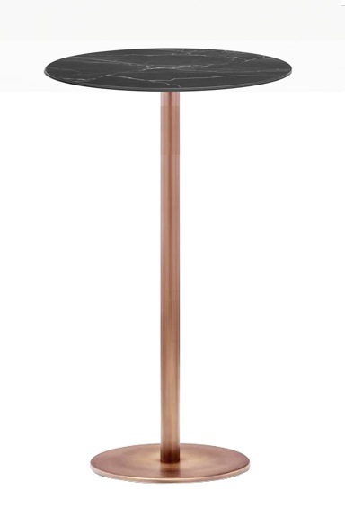 Inox Copper High Black Marble
