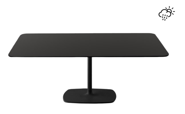 Stylus Rectangular Black Coffee Table