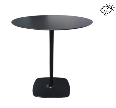 Stylus Round Dining Black