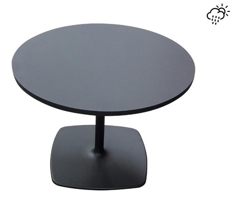 Stylus Round Coffee Table Black