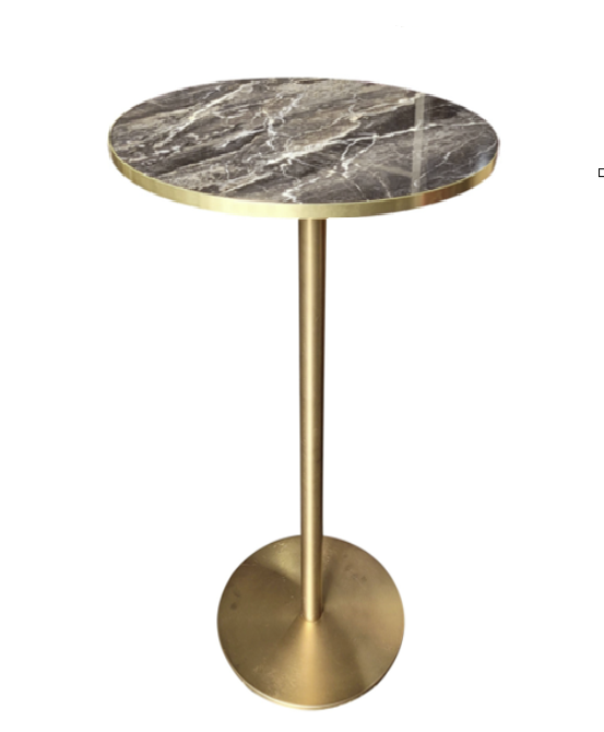 Inox Brass High Simil Marble Grey
